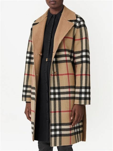 burberry cao|Burberry check wool coats.